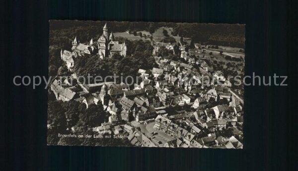 Braunfels Schloss Fliegeraufnahme