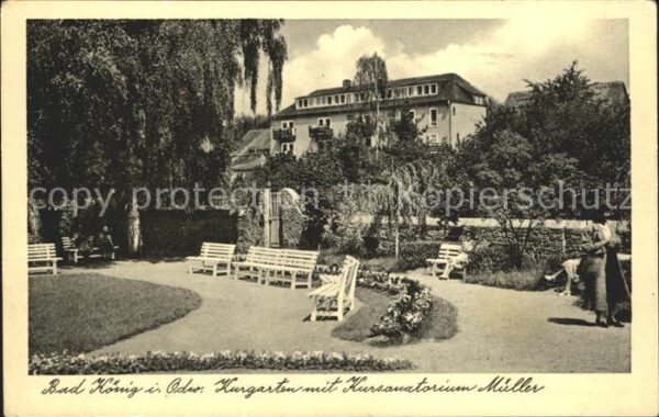 Bad Koenig Kurgarten Kursanatorium Müller