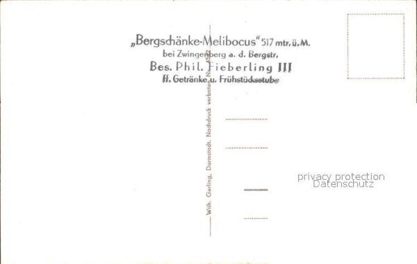 Zwingenberg Bergstrasse Schloss Melibokus – Bild 2