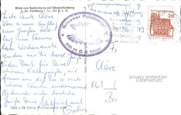 Grosser Feldberg Taunus Oberreifenberg – Bild 2