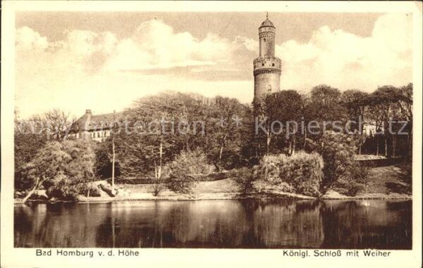 Bad Homburg Königliches Schloss Weiher
