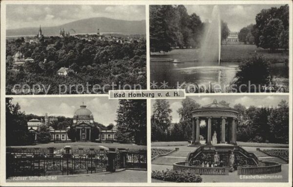 Bad Homburg Teich Elisabethenbrunnen Kaiser Wilhelm