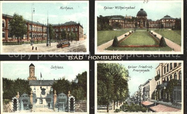 Bad Homburg Kaiser Wilhelmsbad Kurhaus Schloss Kais