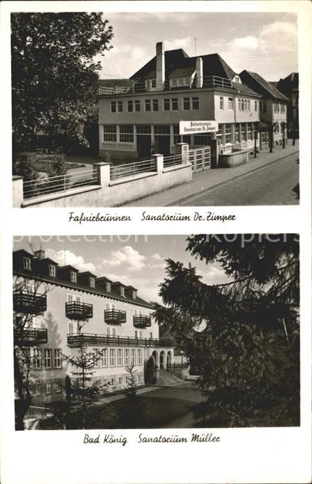 Bad Koenig Sanatorium Müller