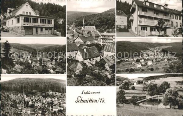 Schmitten Taunus Fliegeraufnahme Gesamtansicht