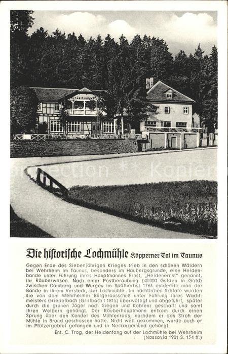 Koeppern Taunus Hotel Pension zur Historischen Lochmühl
