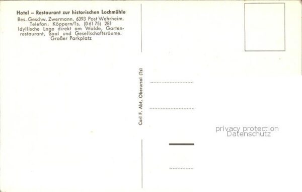 Koeppern Taunus Hotel Pension zur Historischen Lochmühl – Bild 2