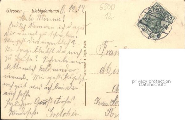 Giessen Lahn Liebigdenkmal – Bild 2