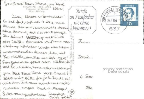 Oberursel Taunus Kuranstalt Hohe Mark – Bild 2