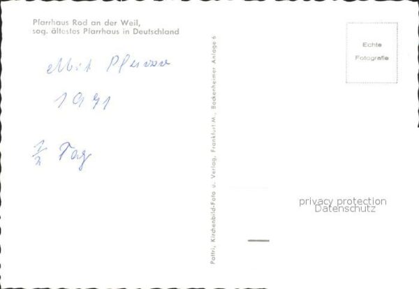 Rod Weil Pfarrhaus – Bild 2