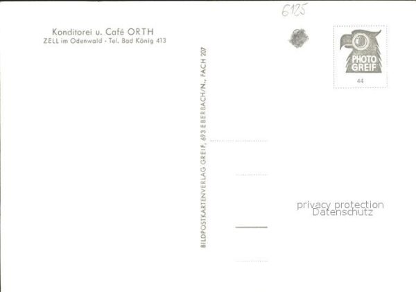 Zell Odenwald Cafe Orth- Konditorei – Bild 2