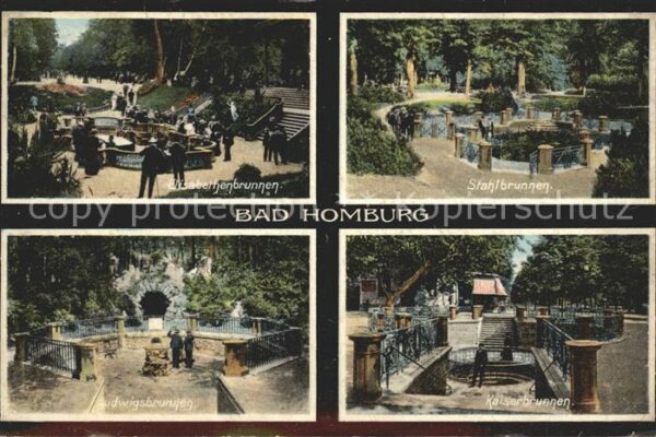 Bad Homburg Stahlbrunnen Elisabethenbrunnen Kaiserb