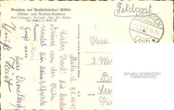 Usingen Pension Runkelsteiner Mühle – Bild 2