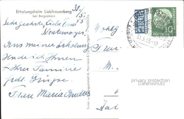Bad Bergzabern Erholungsheim Liebfrauenberg – Bild 2
