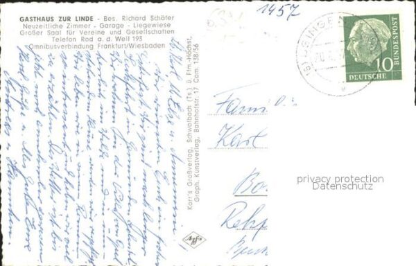 Gemuenden Taunus Panorama Gasthaus zur Linde Gaststube – Bild 2