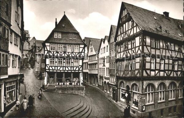 Wetzlar Eisenmarkt mit Werther Haus und Alte Mü