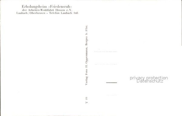 Laubach Hessen Erholungsheim Friedensruh der AWO Hesse – Bild 2