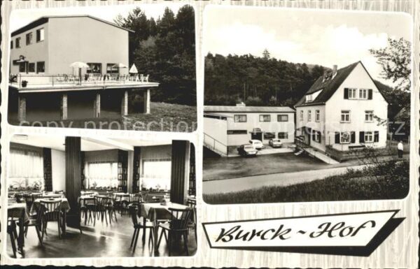 Gemuenden Taunus Gaststätte Pension Burck Hof Gastraum T