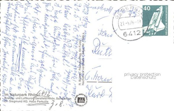 Gersfeld Rhoen Sanatorium Dr Siegmund Haus Parkvilla – Bild 2