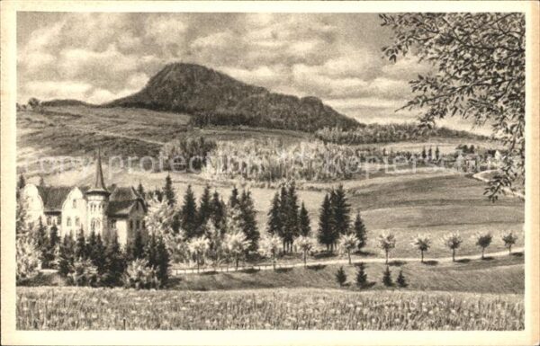Milseburg Rhön Künstlerkarte