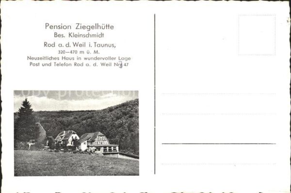 Rod Weil Pension Ziegelhütte