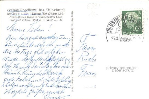 Rod Weil Pension Ziegelhütte Gaststube – Bild 2