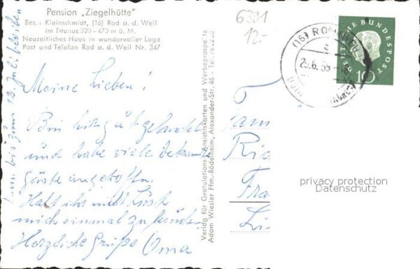Rod Weil Pension Ziegelhütte – Bild 2