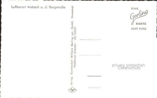 Alsbach Bergstrasse mit Hirschpark und Melibocus – Bild 2