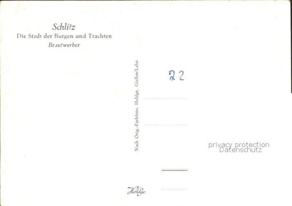 Schlitz Brautwerber Trachten – Bild 2
