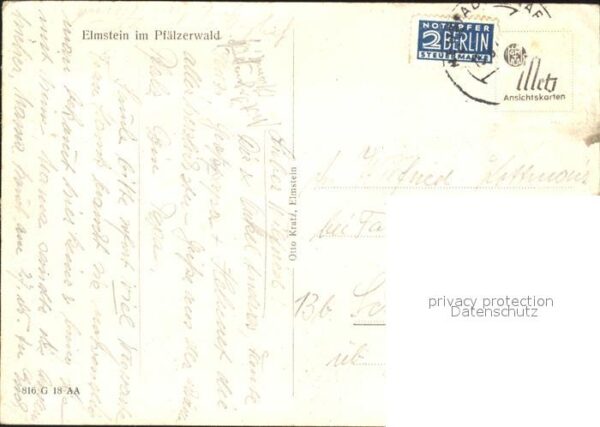 Elmstein im Pfälzerwald Totalansicht – Bild 2