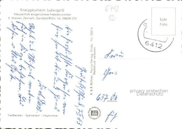 Gersfeld Rhoen Kneippkurheim Ludwigstift Gasträume Anw – Bild 2
