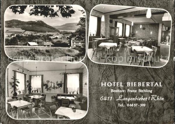 Langenbieber Teilansicht Hotel Biebertal Gasträume