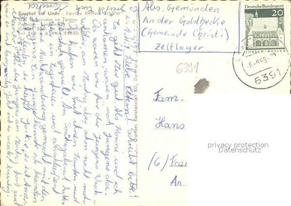 Gemuenden Taunus Totalansicht Gasthof zur Linde – Bild 2
