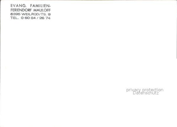 Weilrod Ev Familienferiendorf Mauloff – Bild 2