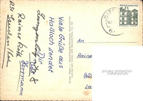 Hassloch Pfalz Kirchen Schwanenteich Pferdekoppel – Bild 2