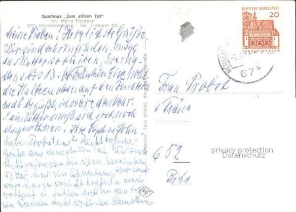 Elmstein Gasthaus Zum stillen Tal Hornesselwiese – Bild 2