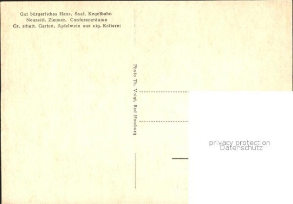 Bad Homburg Eisenbahn Hotel Freiterrasse Gastraum – Bild 2