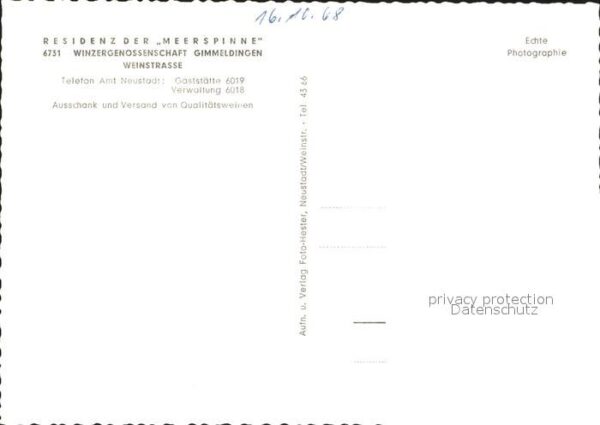Gimmeldingen Residenz der Meerspinne Speisesaal – Bild 2