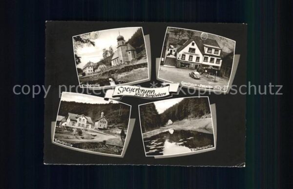 Speyerbrunn Kirchpartie Gasthaus Pension Kegler Sch
