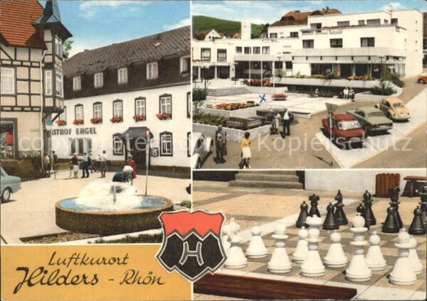 Hilders Rhoen Gasthof Engel Dorfbrunnen Freischach Sp