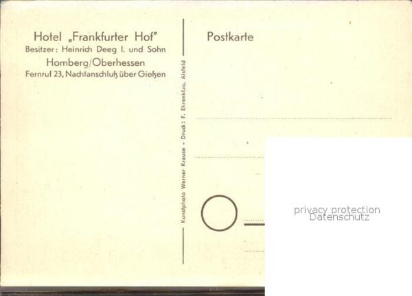 Homberg Ohm Hotel Frankfurter Hof Gastraum – Bild 2