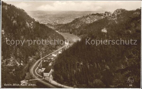 Oybin Blick nach Zittau