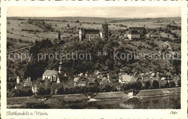 Rothenfels Unterfranken Ortsansicht Kirchen