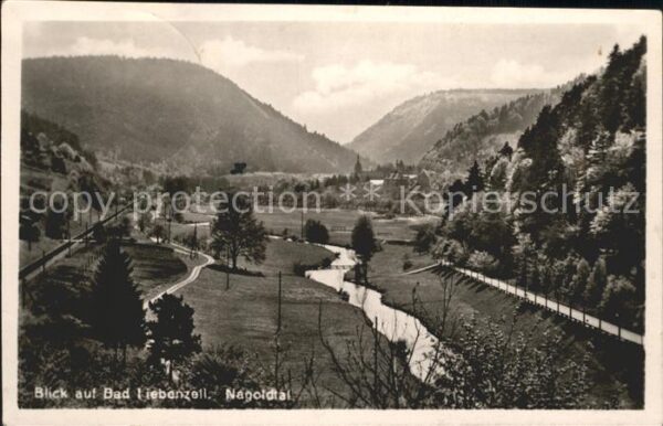 Bad Liebenzell Panorama im Nagoldtal