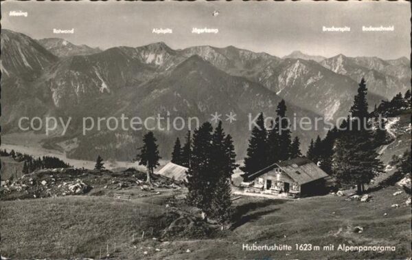 Fischbachau Hubertushütte mit Alpenpanorama