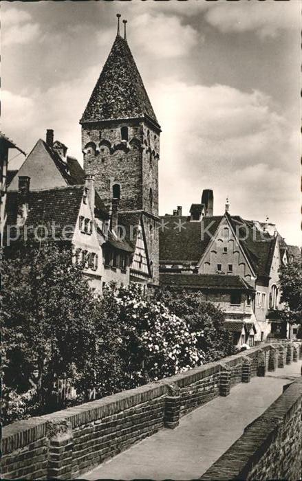 Ulm Donau Am Metzgerturm