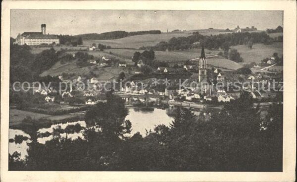 Vilshofen Donau mit Benediktiner Abtei Schweiklberg