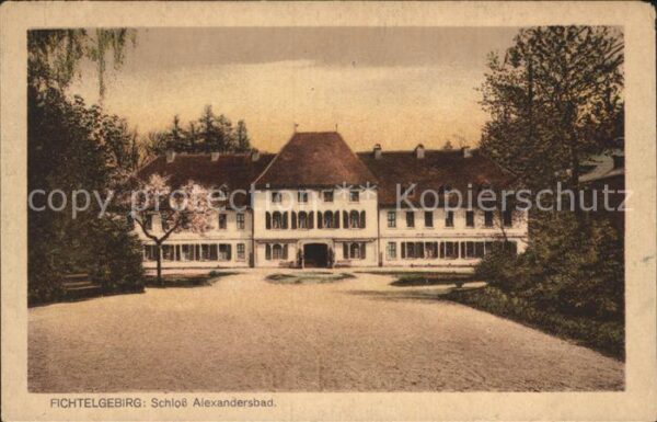 Alexandersbad Bad Schloss Alexandersbad