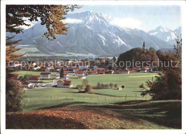 Ruhpolding mit Rauschberg und Sonntagshorn