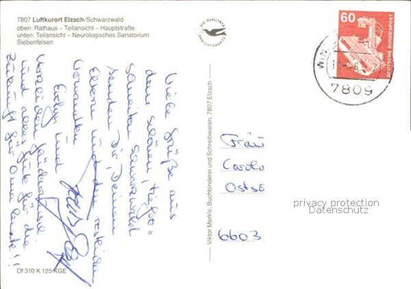 Elzach Rathaus Teilansicht Hauptstr Neurol San – Bild 2